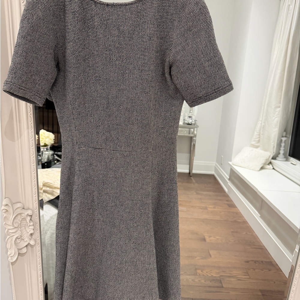 Classic Gray Fit-and-Flare Women's Dress by Theory
